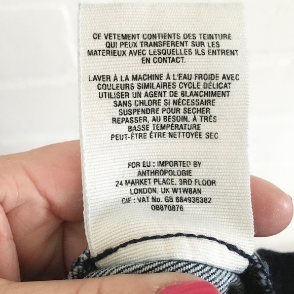 Anthropologie x Pilcro & The Letterpress Bell Bottom Jeans High Rise Flare Sz 25 - Picture 15 of 16